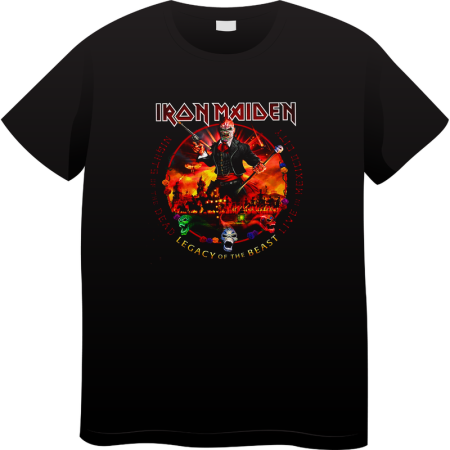 Tricouri Personalizate - Tricou Barbati Vintage Rock Music, Iconic Rock Collection, negru