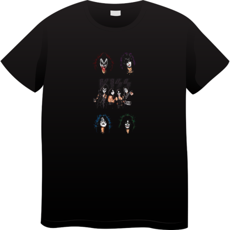 Tricouri Personalizate - Tricou Barbati Vintage Rock Music, Iconic Rock Collection, negru
