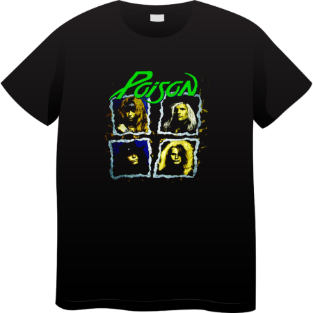 Tricouri Personalizate - Tricou Barbati Vintage Rock Music, Iconic Rock Collection, negru