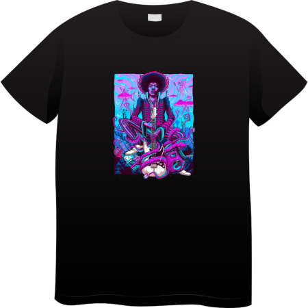 Tricouri Personalizate - Tricou Barbati Vintage Rock Music, Iconic Rock Collection, negru