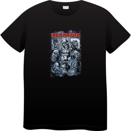 Tricouri Personalizate - Tricou Barbati Vintage Rock Music, Iconic Rock Collection, negru
