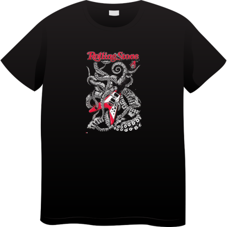 Tricouri Personalizate - Tricou Barbati Vintage Rock Music, Iconic Rock Collection, negru