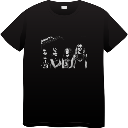 Tricouri Personalizate - Tricou Barbati Vintage Rock Music, Iconic Rock Collection, negru