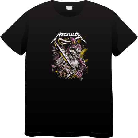Tricouri Personalizate - Tricou Barbati Vintage Rock Music, Iconic Rock Collection, negru