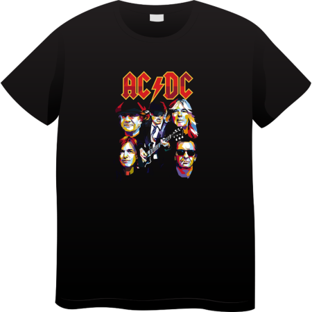 Tricouri Personalizate - Tricou Barbati Vintage Rock Music, Iconic Rock Collection, negru