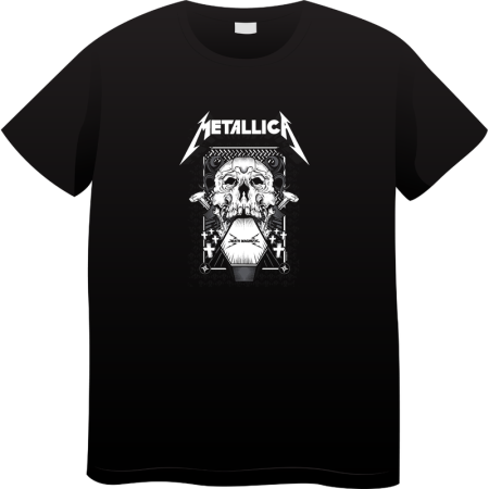 Tricouri Personalizate - Tricou Barbati Vintage Rock Music, Iconic Rock Collection, negru