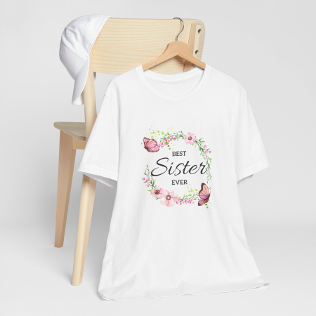 Tricou Cea mai buna Sora, pentru familie, alb [1]
