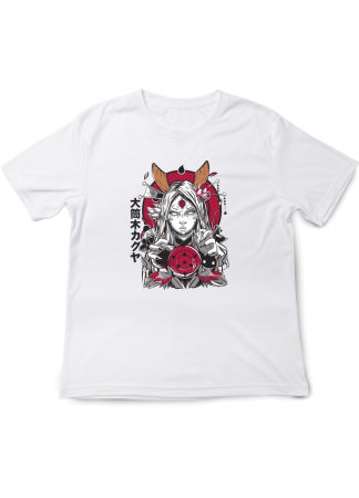 Tricouri Copii - Tricou Copii Anime Japanese Art, alb, bumbac, 9-10 ani
