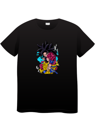 Tricouri Copii - Tricou Copii Anime Japanese Art, negru, bumbac, 7-8 ani