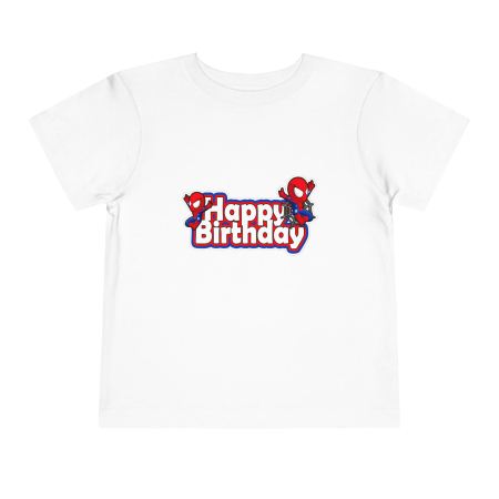 Tricou copii, aniversar, tematica Happy Birthday, SPIDERMAN Marvel (Mini) Hero, pentru baieti, 2 ani [1]