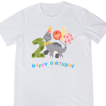 Tricouri Copii - Tricou Copii, aniversare 2 ani, desen multicolor, La multi ani, mesaj amuzant