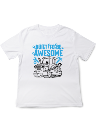 Tricouri Copii - Tricou Copii Funny Message, 1-2 ani, bumbac, alb
