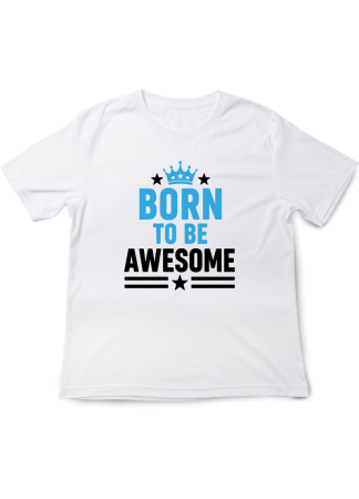 Tricouri Copii - Tricou Copii Funny Message, 1-2 ani, bumbac, alb
