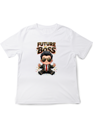 Tricouri Copii - Tricou Copii Funny Message, 1-2 ani, bumbac, alb