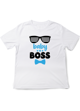 Tricouri Copii - Tricou Copii Funny Message, 1-2 ani, bumbac, alb
