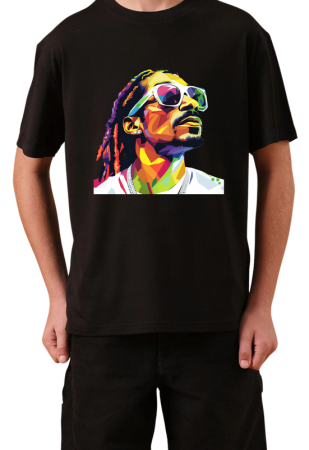 Tricouri Copii - Tricou Copii Hip Hop Rap Music, negru, bumbac, 11-12 ani