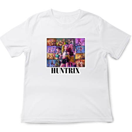 Tricouri Copii - Tricou copii K Pop Demon Huntrix, 5-6 ani, alb, design exclusiv