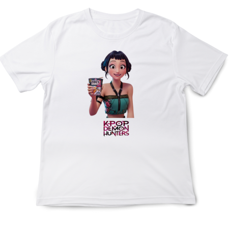 Tricouri Copii - Tricou copii K Pop Demon Huntrix, 5-6 ani, alb, grafică modernă