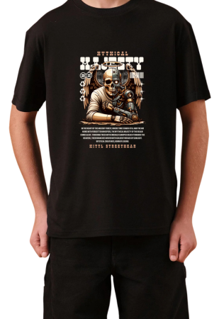 Tricouri Copii - Tricou Copii Made By Angels Society, 9-10 ani, negru