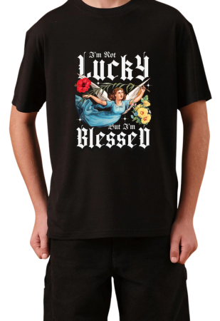 Tricouri Copii - Tricou Copii Made By Angels Society, 9-10 ani, negru