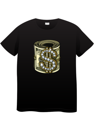 Tricouri Copii - Tricou Copii Made By Money Hustle Society, 7-8 ani, negru