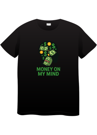 Tricouri Copii - Tricou Copii Made By Money Hustle Society, 7-8 ani, negru