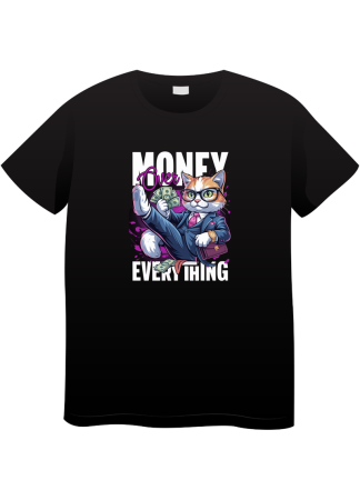Tricouri Copii - Tricou Copii Made By Money Hustle Society, 7-8 ani, negru