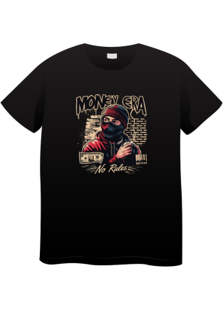 Tricouri Copii - Tricou Copii Made By Money Hustle Society, 7-8 ani, negru