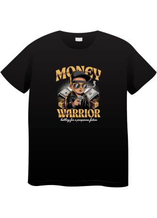 Tricouri Copii - Tricou Copii Made By Money Hustle Society, 7-8 ani, negru