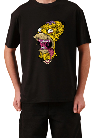 Tricouri Copii - Tricou Copii Made by Vintage Cartoons, negru, bumbac, 11-12 ani