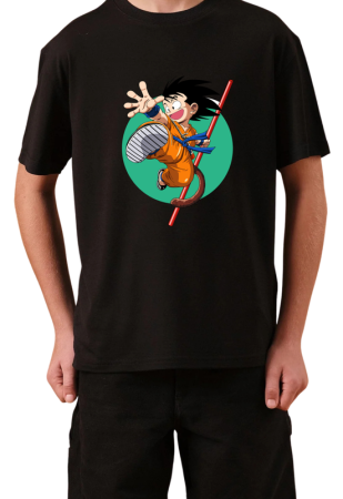 Tricouri Copii - Tricou Copii Made by Vintage Cartoons, negru, bumbac, 11-12 ani