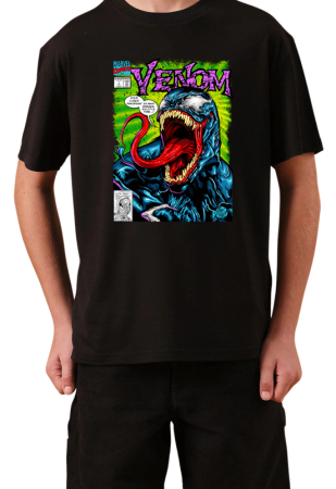 Tricouri Copii - Tricou Copii Made by Vintage Cartoons, negru, bumbac, 11-12 ani