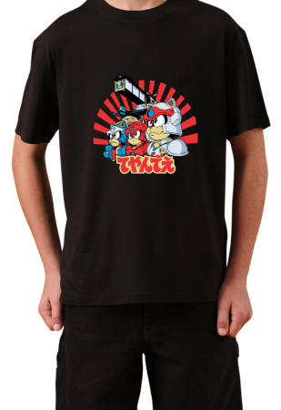 Tricouri Copii - Tricou Copii Made by Vintage Cartoons, negru, bumbac, 11-12 ani