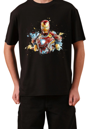 Tricouri Copii - Tricou Copii Made by Vintage Cartoons, negru, bumbac, 11-12 ani