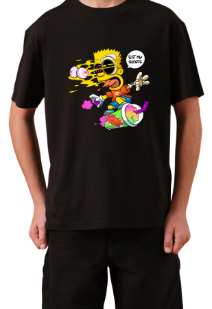 Tricouri Copii - Tricou Copii Made by Vintage Cartoons, negru, bumbac, 11-12 ani