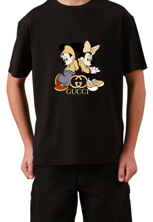 Tricouri Copii - Tricou Copii Made by Vintage Cartoons, negru, bumbac, 11-12 ani