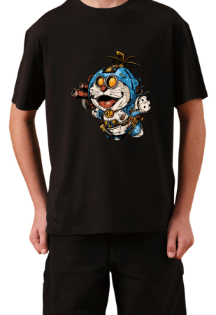 Tricouri Copii - Tricou Copii Made by Vintage Cartoons, negru, bumbac, 11-12 ani