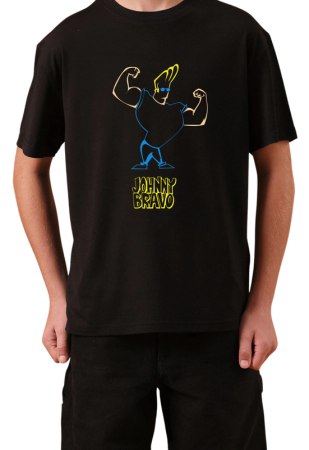 Tricouri Copii - Tricou Copii Made by Vintage Cartoons, negru, bumbac, 11-12 ani