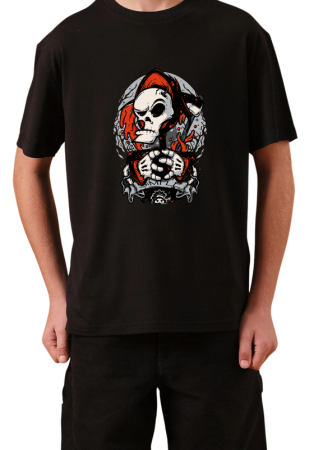 Tricouri Copii - Tricou Copii Made by Vintage Cartoons, negru, bumbac, 11-12 ani