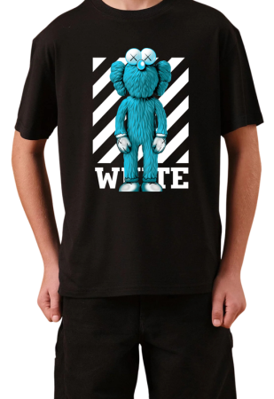 Tricouri Copii - Tricou Copii Made by Vintage Cartoons, negru, bumbac, 11-12 ani