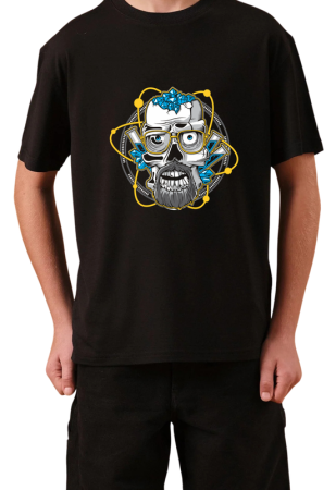 Tricouri Copii - Tricou Copii Made by Vintage Cartoons, negru, bumbac, 11-12 ani