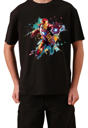 Tricouri Copii - Tricou Copii Made by Vintage Cartoons, negru, bumbac, 9-10 ani