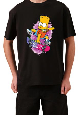 Tricouri Copii - Tricou Copii Made by Vintage Cartoons, negru, bumbac, 9-10 ani