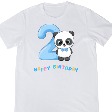 Tricouri Copii - Tricou Copii, mesaj amuzant, desen multicolor, aniversare 2 ani, La multi ani