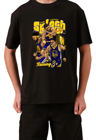 Tricouri Copii - Tricou Copii NBA Baschet, negru, bumbac, 11-12 ani