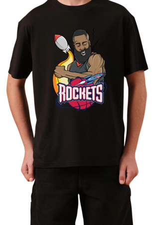 Tricouri Copii - Tricou Copii NBA Baschet, negru, bumbac, 11-12 ani