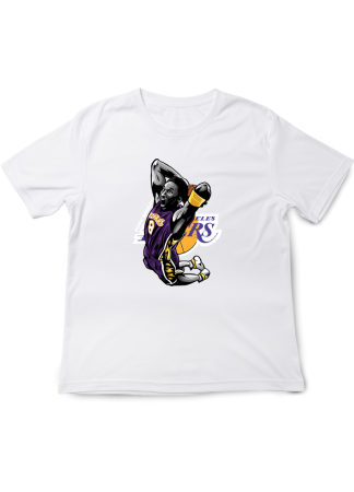 Tricouri Copii - Tricou Copii NBA Legens, Baschet Icon Collection, alb, bumbac, 7-8 ani
