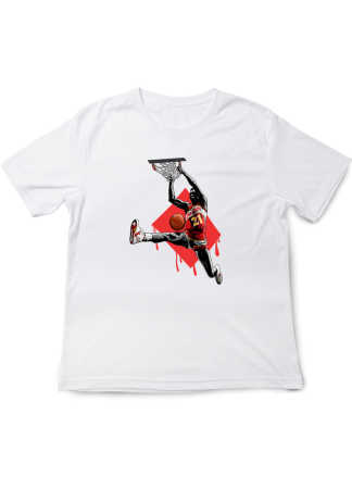 Tricouri Copii - Tricou Copii NBA Legens, Baschet Icon Collection, alb, bumbac, 9-10 ani