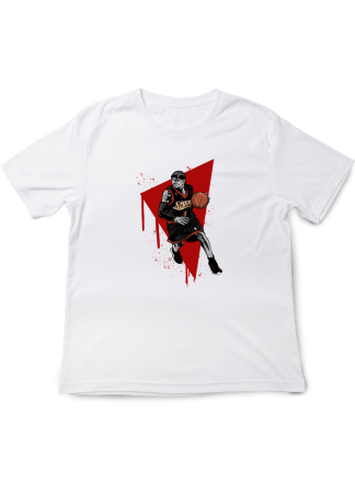 Tricouri Copii - Tricou Copii NBA Legens, Baschet Icon Collection, alb, bumbac, 7-8 ani