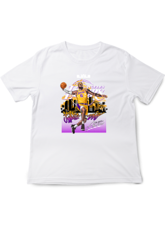 Tricouri Copii - Tricou Copii NBA Legens, Baschet Icon Collection, alb, bumbac, 7-8 ani
